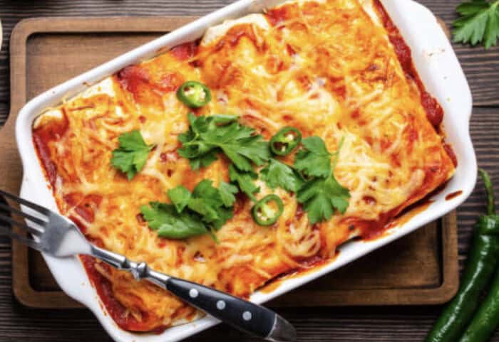 Classic Hand-Pulled Chicken Enchiladas for 2 (Holiday 2024)